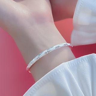 925 Sterling Silver Bangle As Shown In Figure - One Size