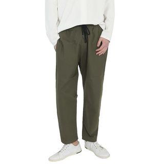 Plus Size Cropped Loose-fit Pants