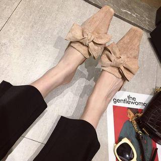 Bow Accent High-heel Mules