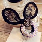 Lace Rabbit Ear Embellished Hair Claw