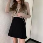 Long-sleeve Top / Spaghetti Strap Knit Top / Skirt / Jeans
