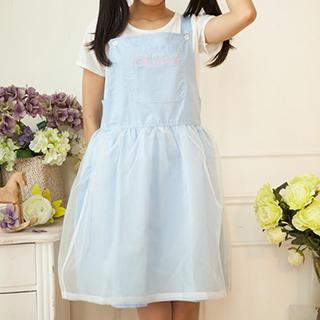 Embroidered Jumper Skirt