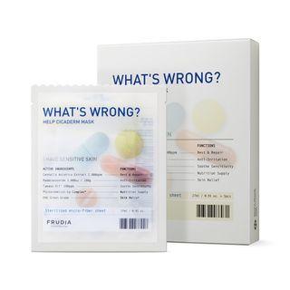 Frudia - Whats Wrong Help Cicaderm Mask Set 27ml X 5 Pcs