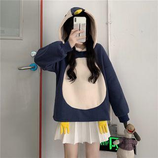 Penguin Color Block Hoodie