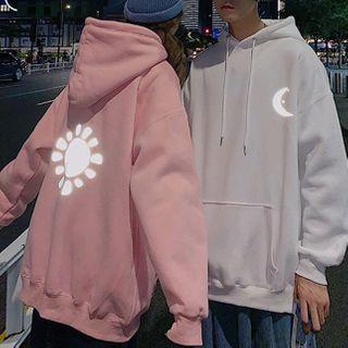 Couple Matching Celestial Print Hoodie