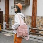Canvas Double Front Pocket Backpack