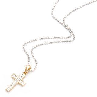 18k Yellow Gold Pendant With Diamonds