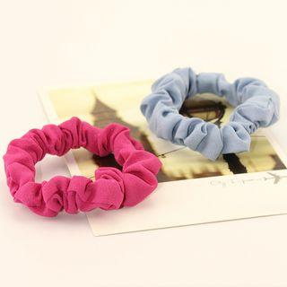 Ruffle Fabric Hair Tie