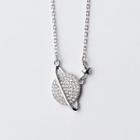 Rhinestone Planet Sterling Silver Necklace