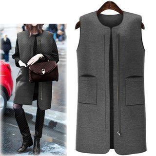 Zip Long Vest