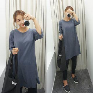 Raglan-sleeve Long T-shirt