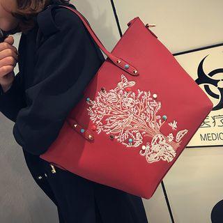 Embroidered Tote Bag