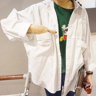 Pocketed Shirt Jacket