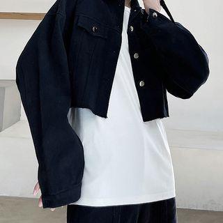 Single-breasted Cropped Jacket / Vest