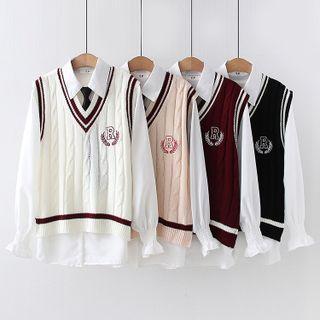 Sweater Vest / Neck Tie Shirt