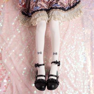 Lattice Bow 220d Stockings