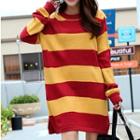 Striped Long Sweater Multicolor - One Size