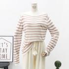 Loose-fit Striped Light Top