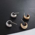 Matte Open Hoop Earring