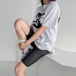 Plain Biker Shorts In 2 Types