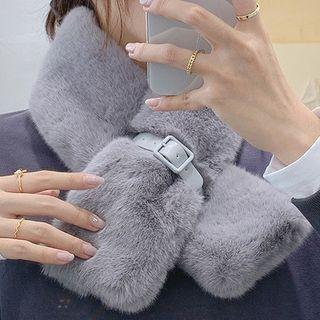 Belt Faux Fur Scarf