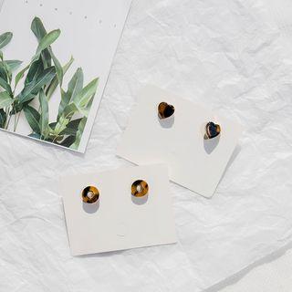 Resin Stud Earring (various Designs)