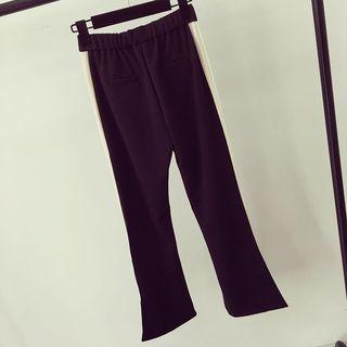 Color Block Wide Leg Sweatpants
