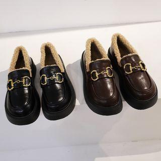 Platform Snaffle Loafers