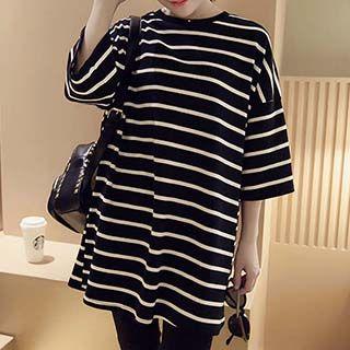 Loose Fit Striped T-shirt