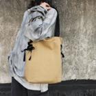Canvas Lace-up Tote Bag