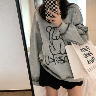 Bear Pocket Long-sleeve Top
