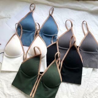 V-neck Zip-up Camisole Top