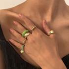 Set Of 6: Ring Set Of 6 - 2287 - Gold - One Size