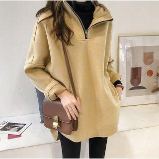 Half-zip Overhead Hoodie