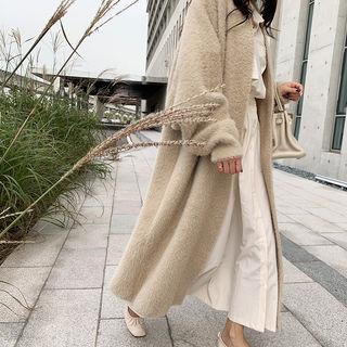 Open Maxi Fluffy Cardigan