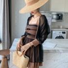Set: Mesh Overlay Swimdress + Mesh Jacket