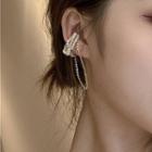 Freshwater Pearl Chain Layered Earring 1 Pc - One Size