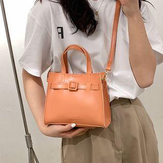 Faux Lather Shoulder Bag