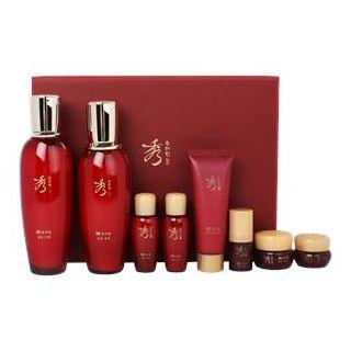 Sooryehan - Hyo Bidam Fermented Special Set: Toner 140ml + 20ml + Emulsion 130ml + 20ml + Essence 5ml + Cream 10ml + Eye Cream 5ml + Anti-aging Mask 40ml 8pcs