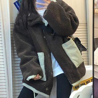 Reversible Fleece Button-up Jacket