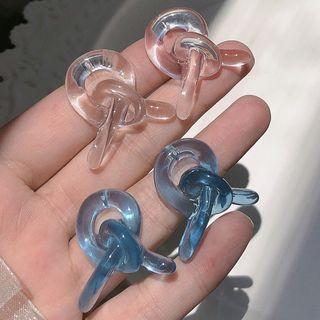 Resin Knot Earring