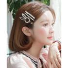 Faux-pearl Hair Pin & Clip Set (2 Type)