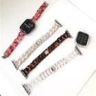 Marble Print Resin Apple Watch Strap