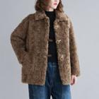 Buckled Fluffy Coat