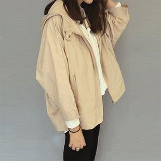 Hooded Zip Jacket / Belt