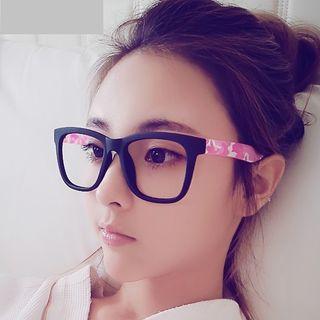 Camo Square Glasses