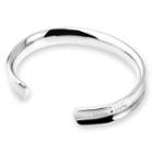 Bling Bling Platinum Plated 925 Silver Bangle (60mm)