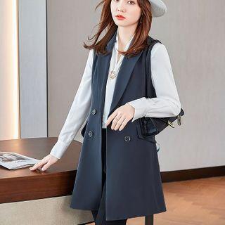 Double-breasted Blazer Vest
