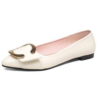 Buckle Pointy Toe Flats