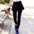 Mock Two-piece Sport Leggings